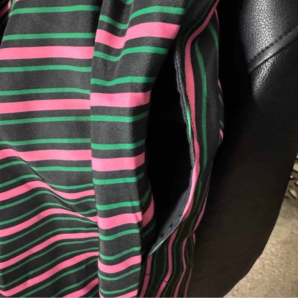 Wicked Women's Striped Bubble Mini Skirt - Pink and Green - Picture 5 of 7